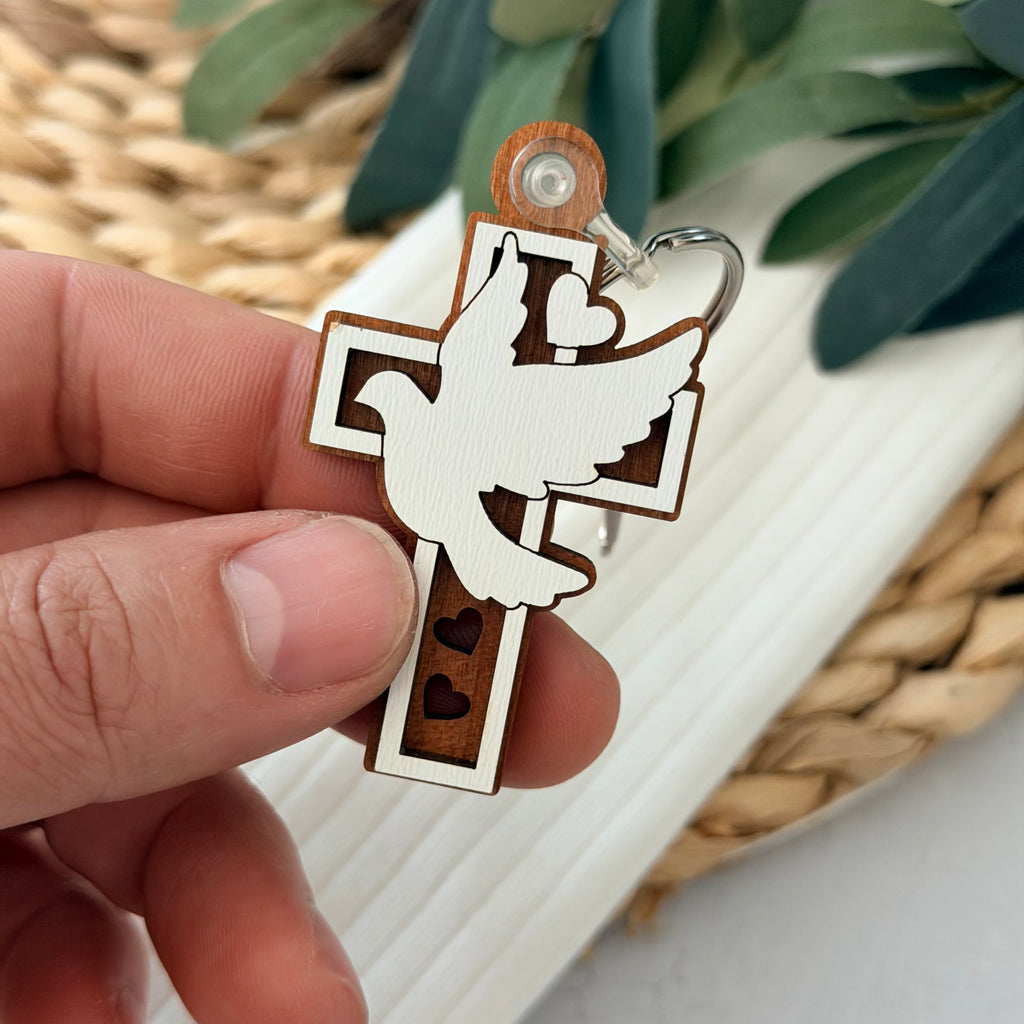 Cross Keychain