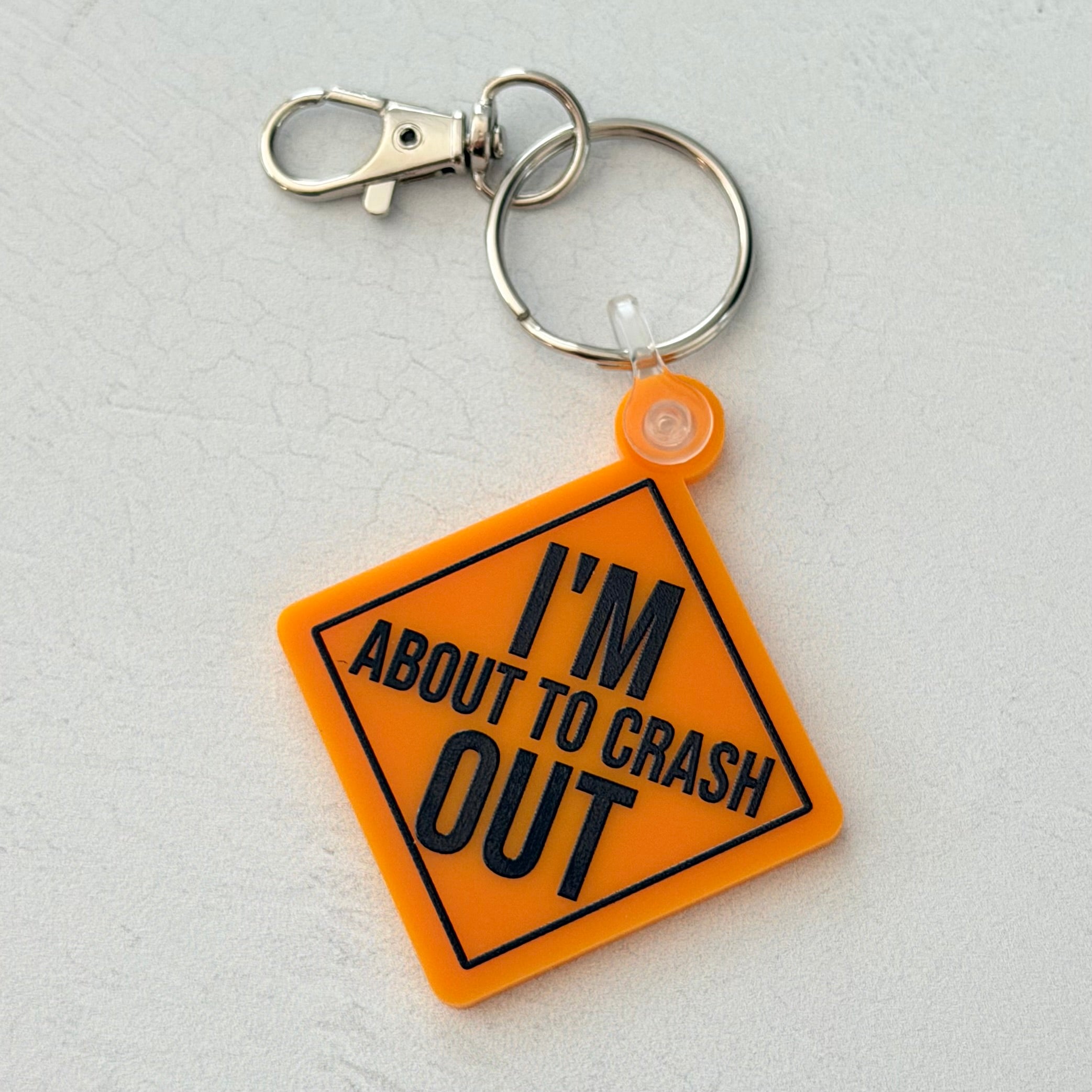 I'm About To Crash Out Keychain