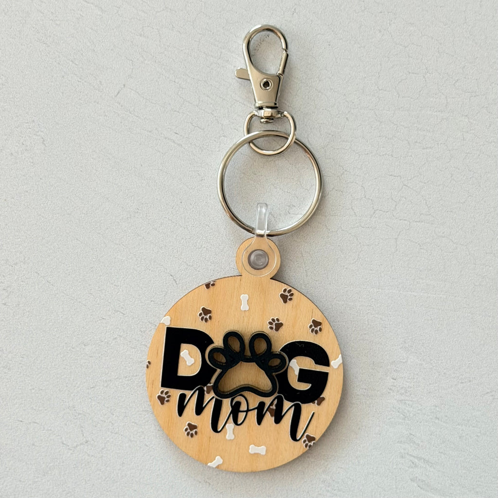 Dog Mom Keychain