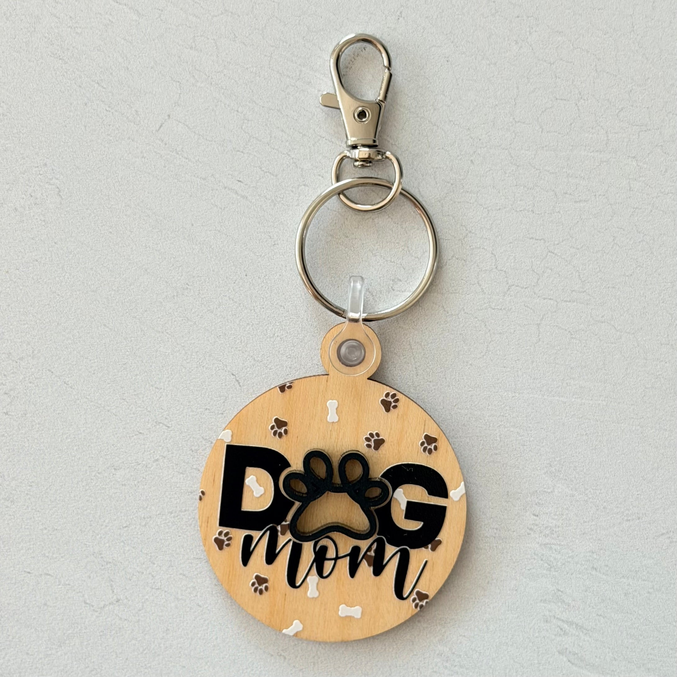 Dog Mom Keychain
