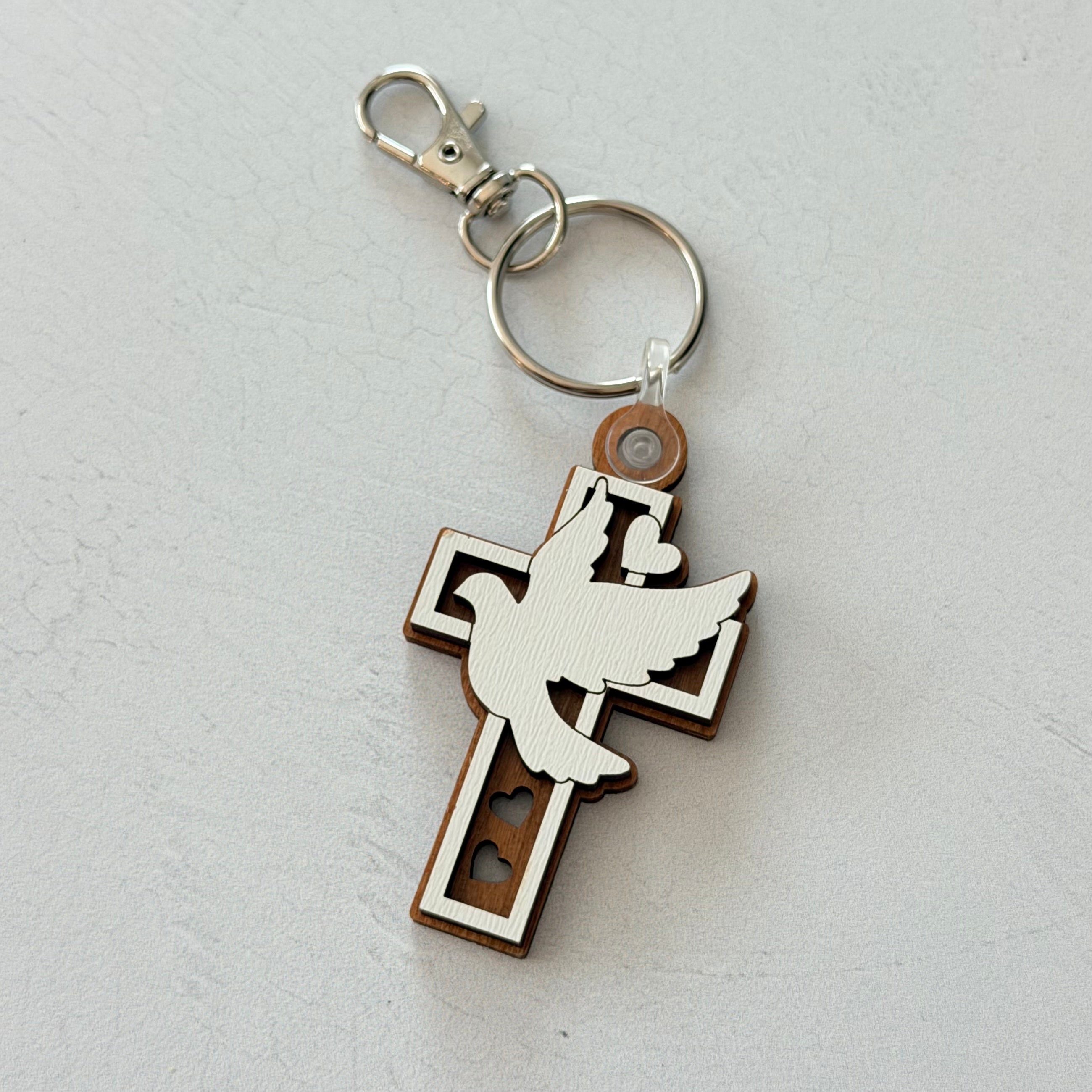 Cross Keychain