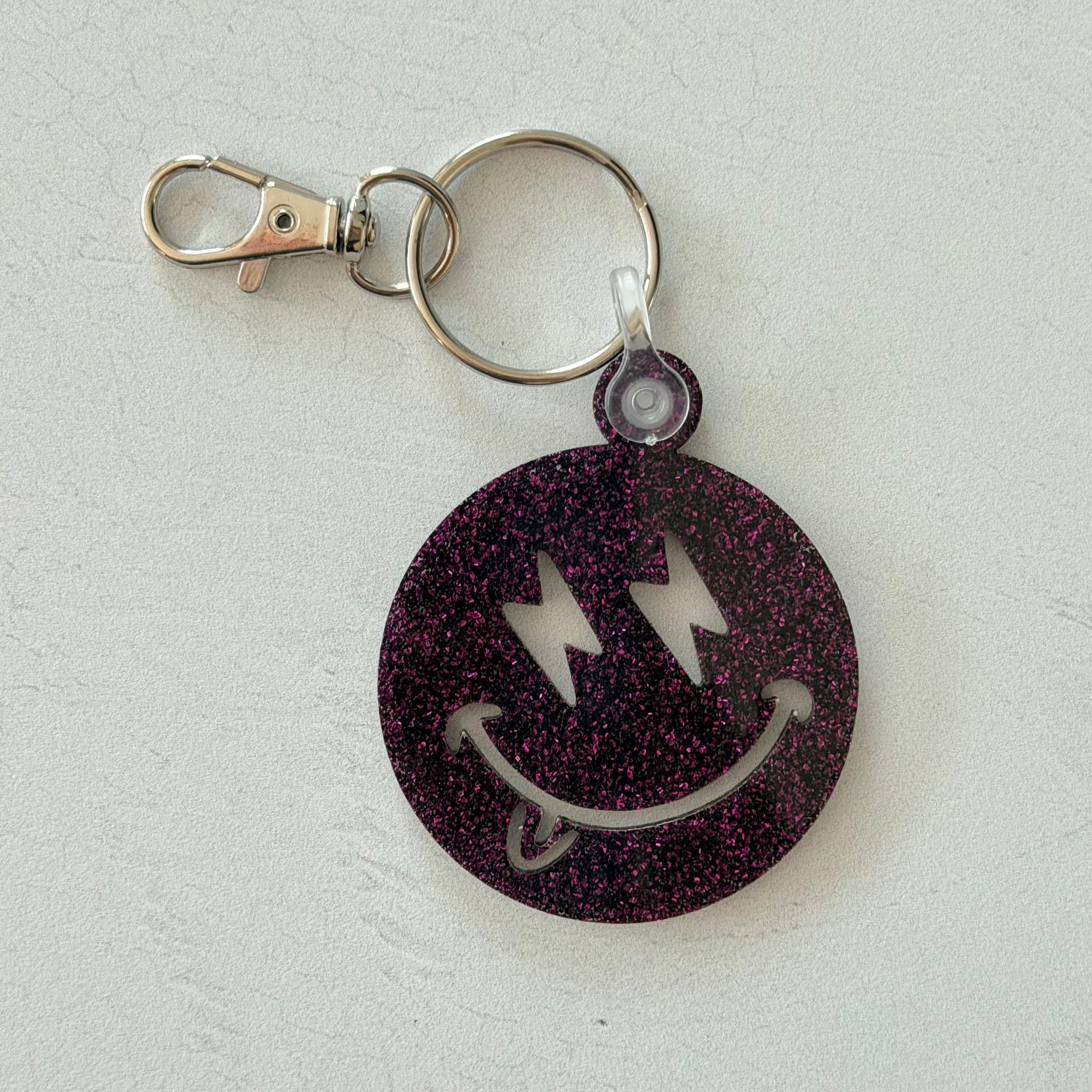 Smiley Face Keychain