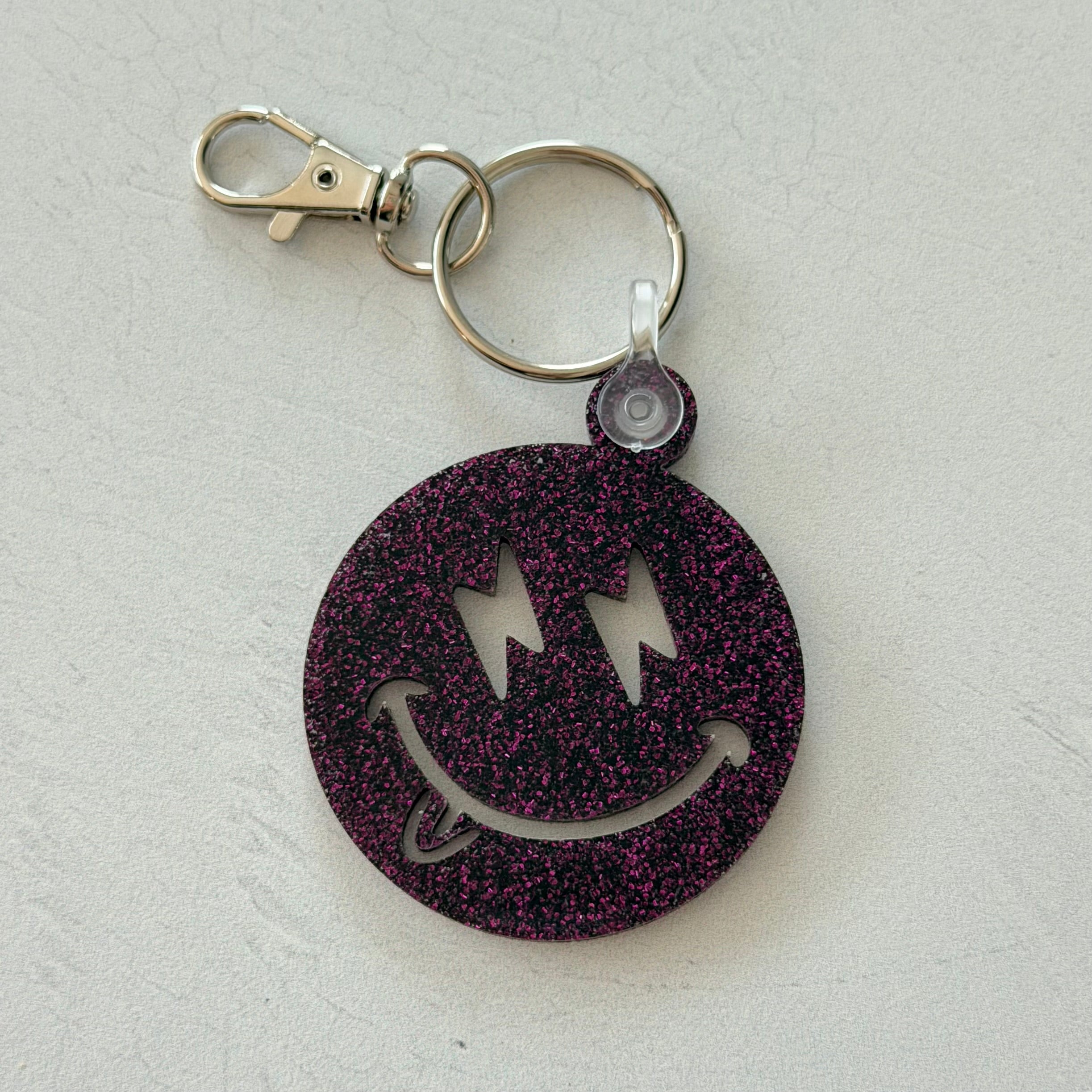 Smiley Face Keychain