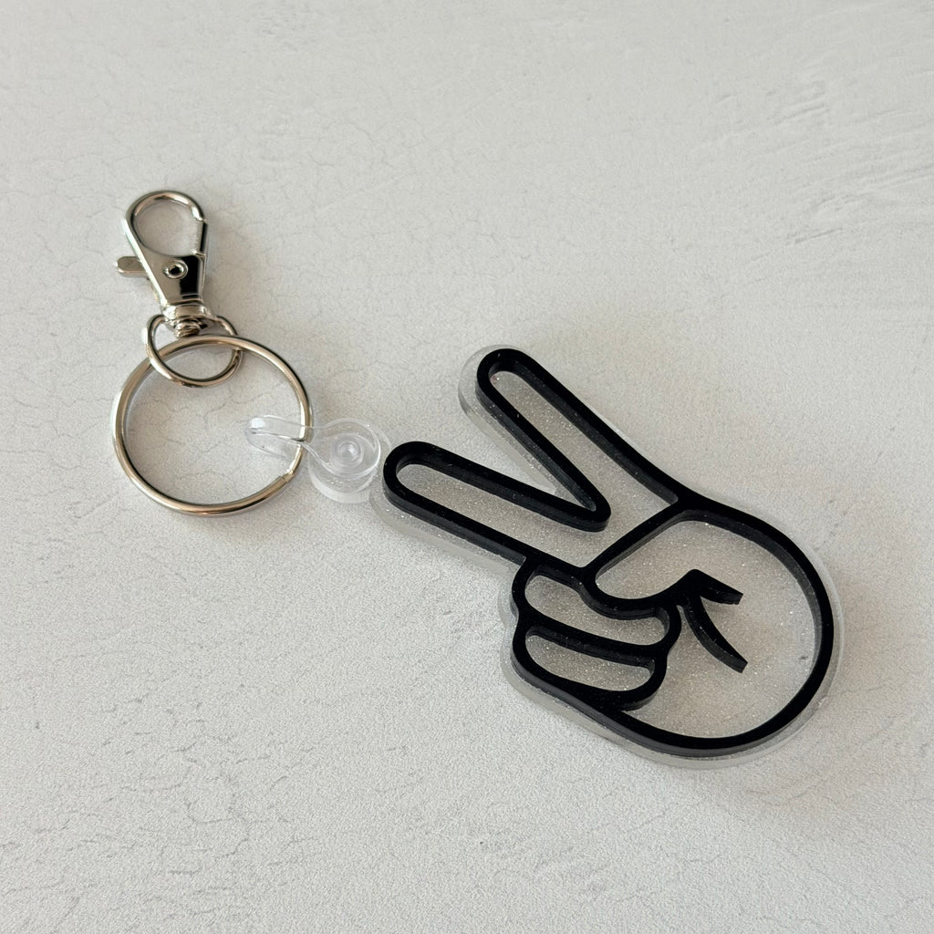 Peace Sign Keychain