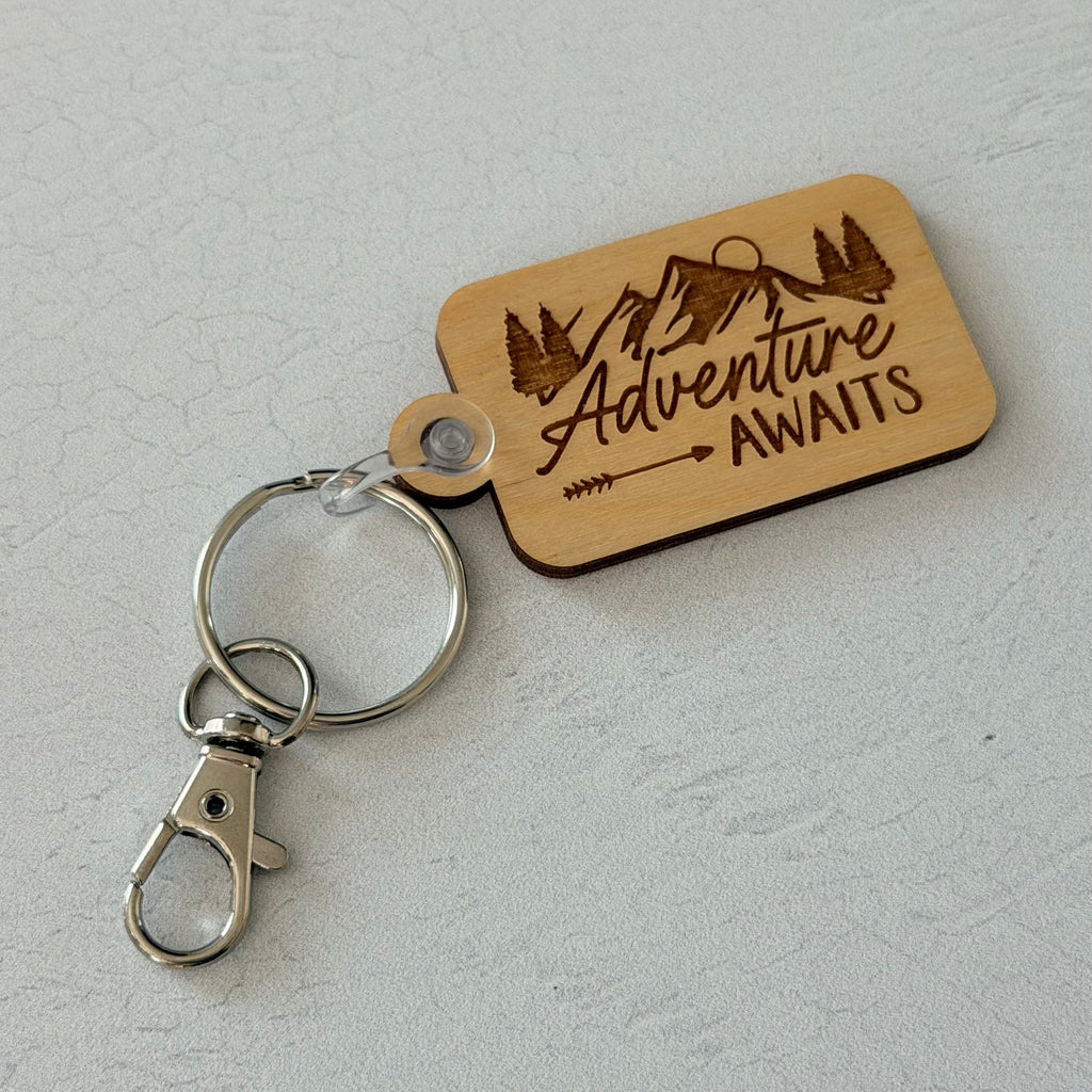 Adventure Awaits Keychain