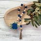 Blueberry Themed Wooden Bead Garland
