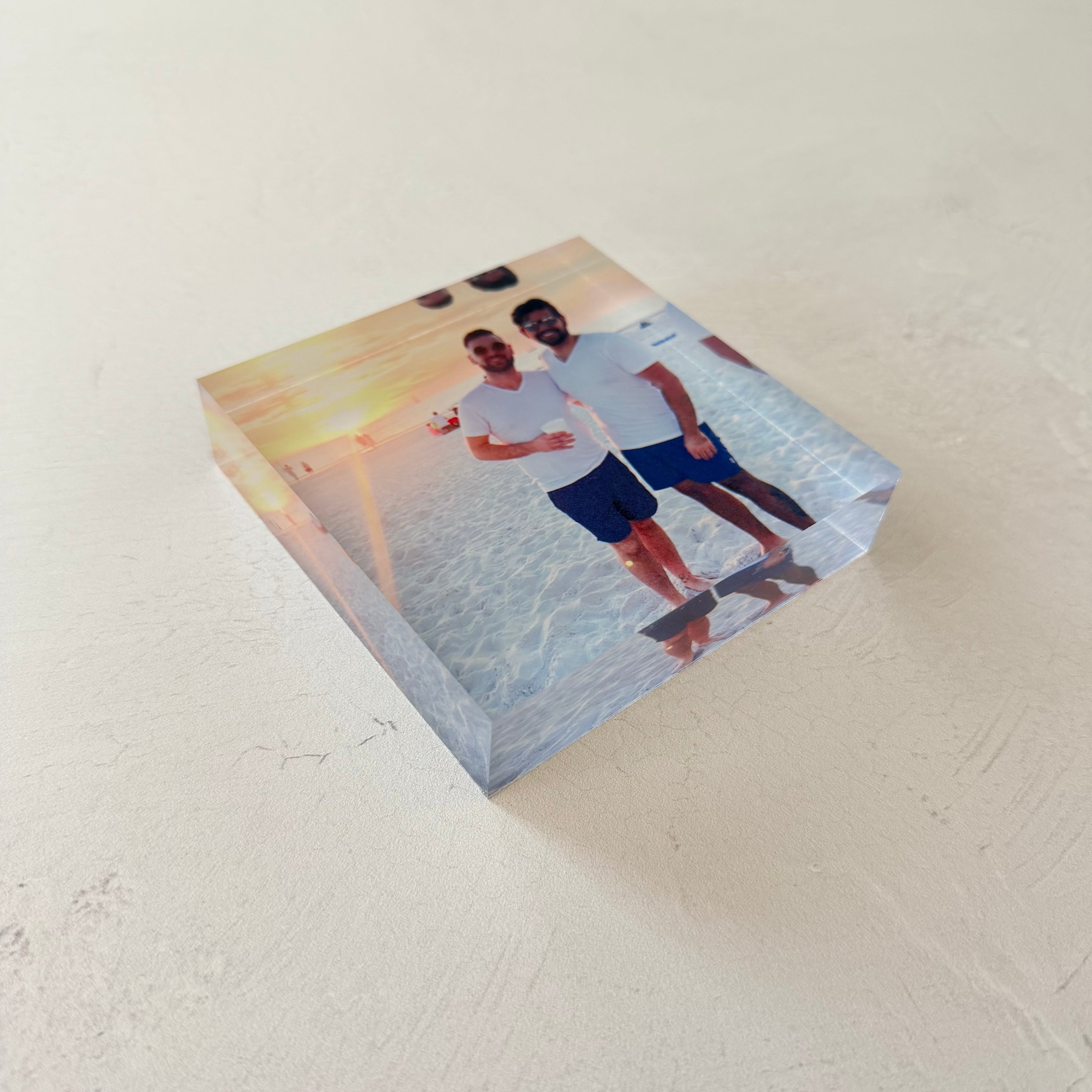 Personalized Square Photo Block