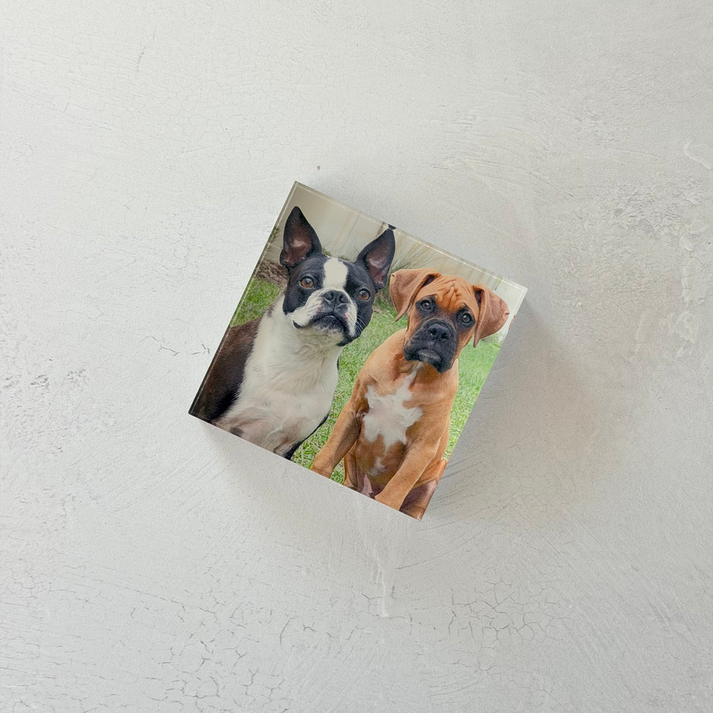 Personalized Square Photo Block