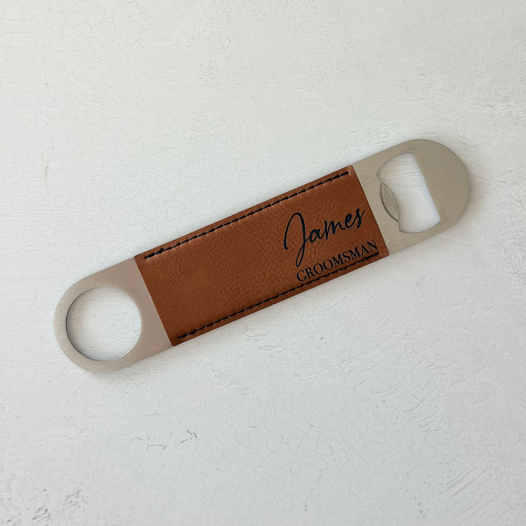 Personalized Groomsman Bottle Opener