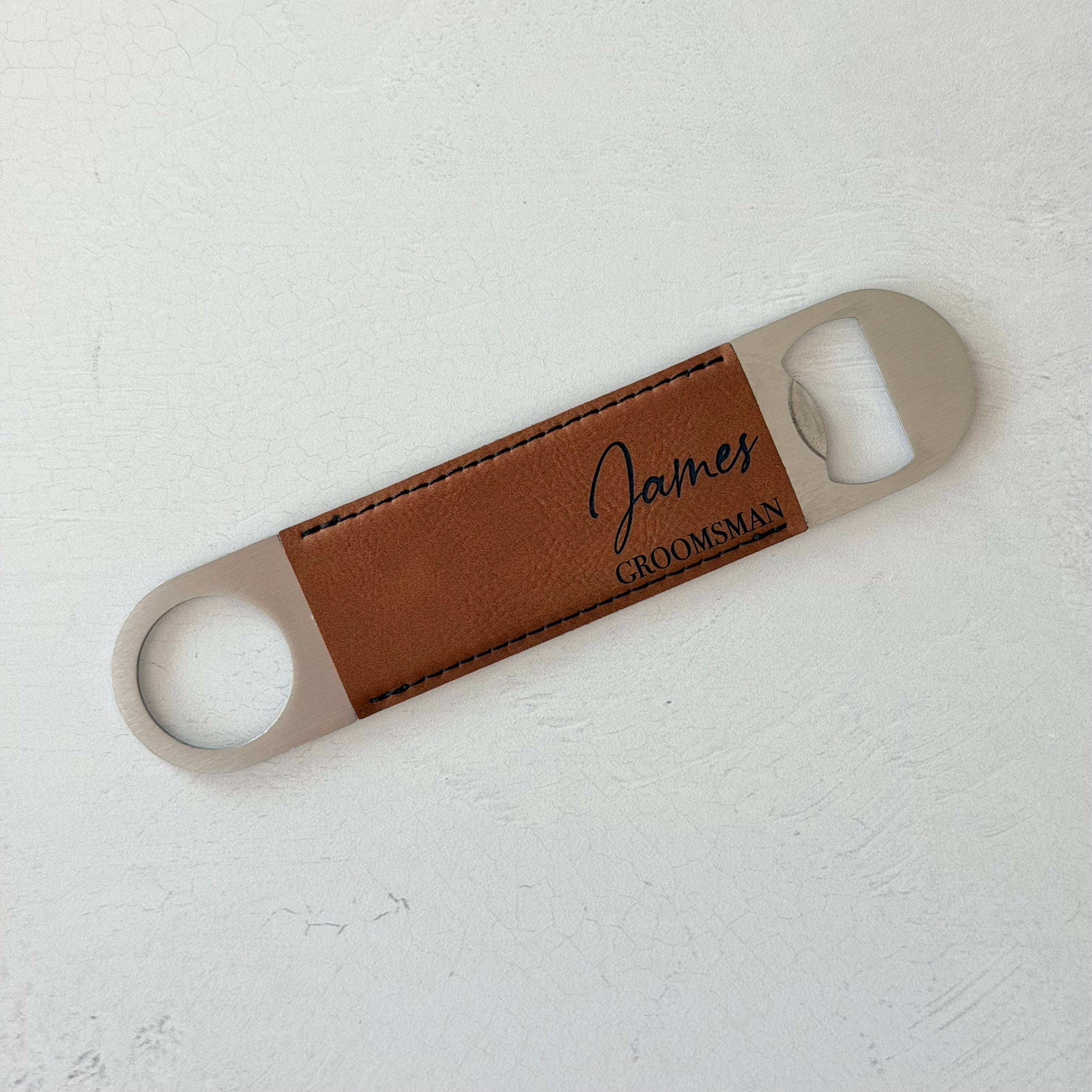 Personalized Groomsman Bottle Opener