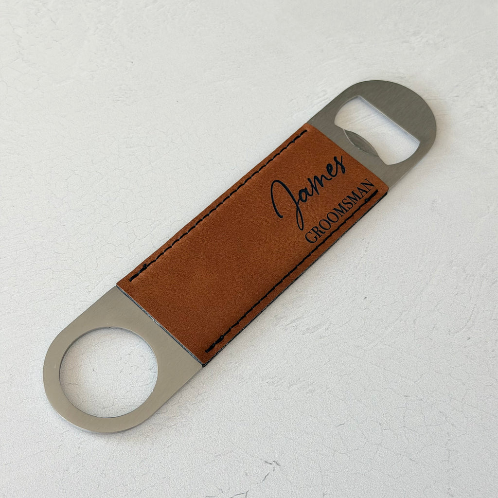 Personalized Groomsman Bottle Opener