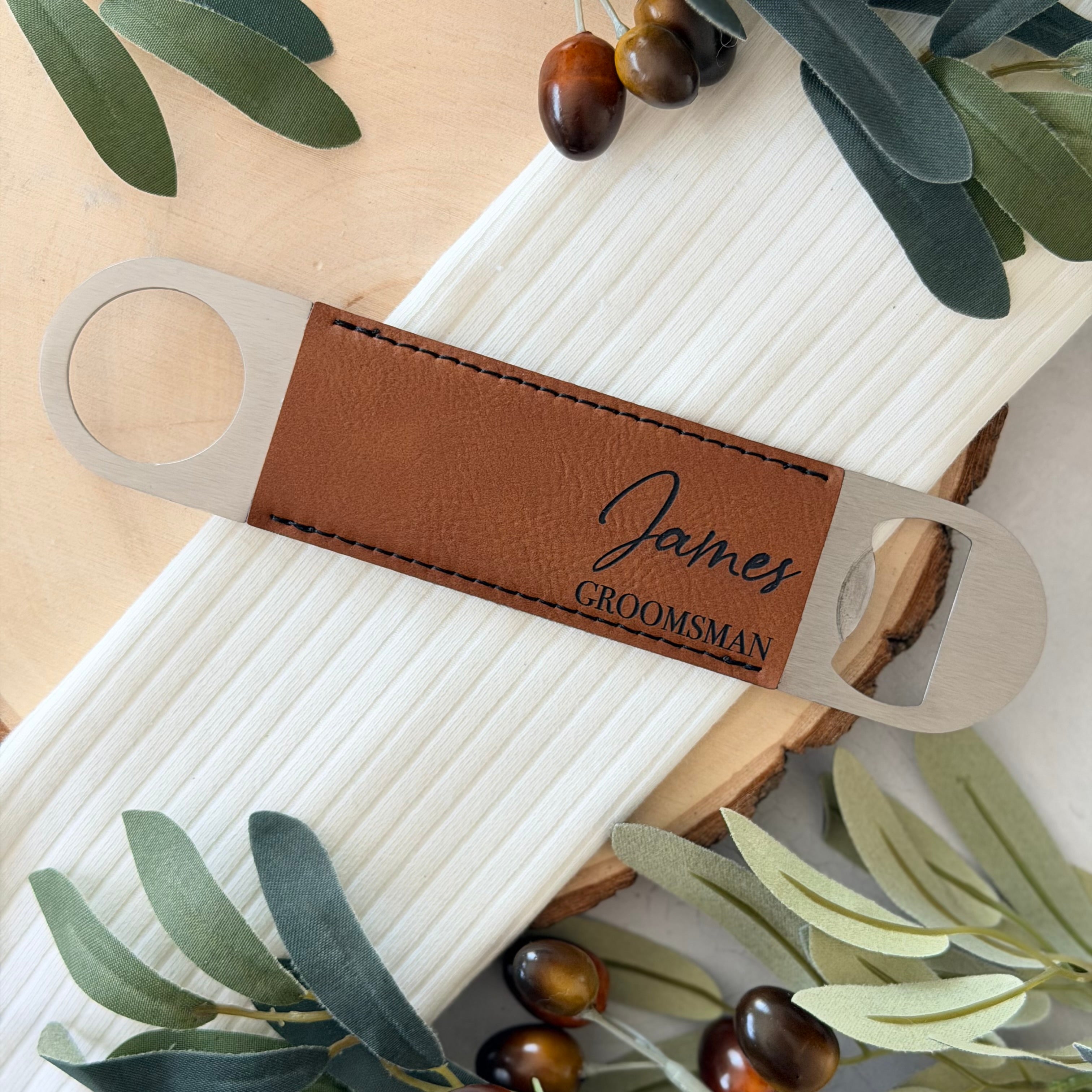 Personalized Groomsman Bottle Opener