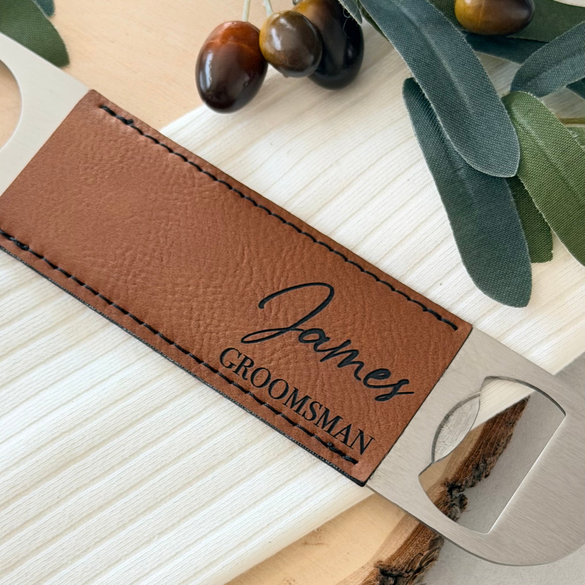 Personalized Groomsman Bottle Opener