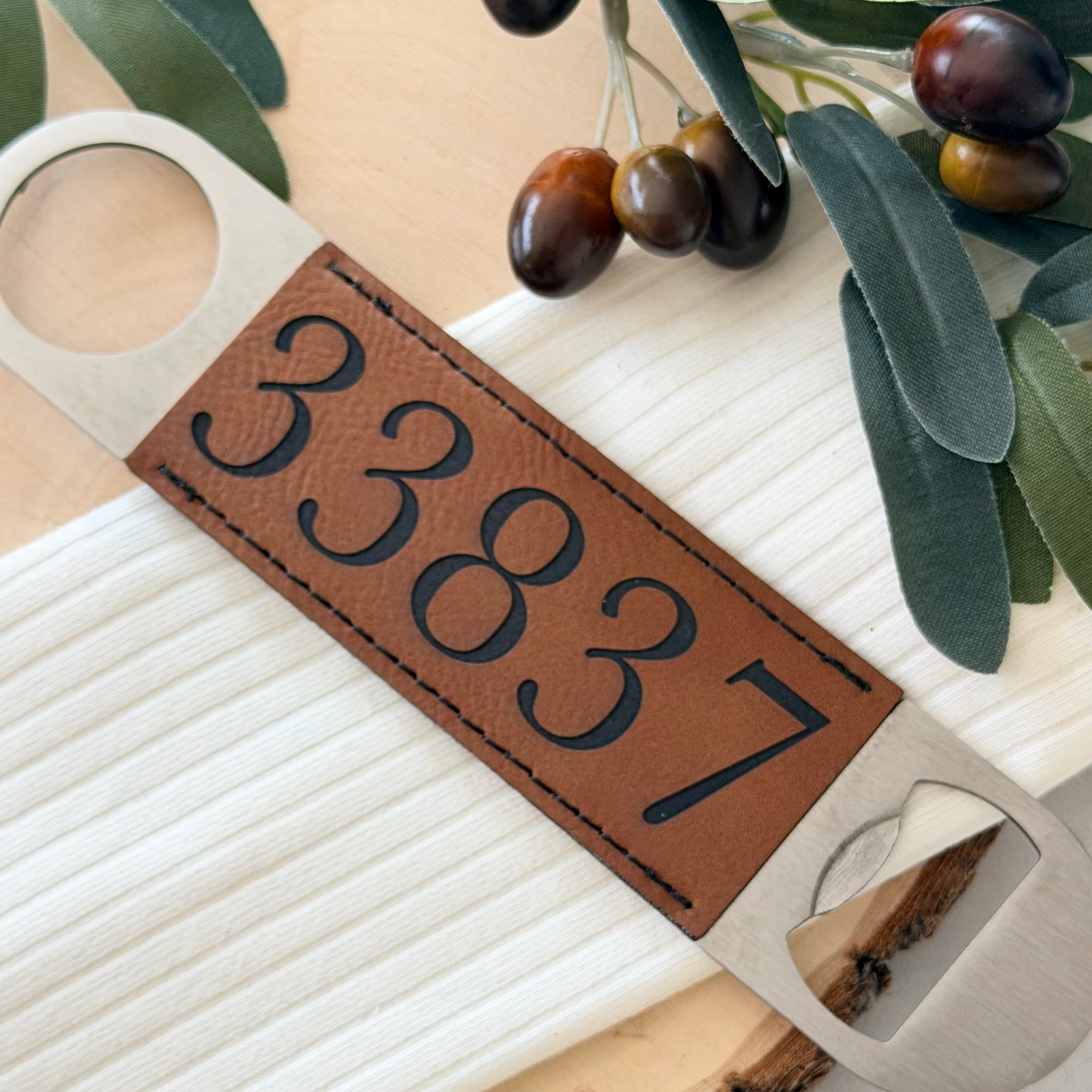 Personalized Zip Code Bottle Opener
