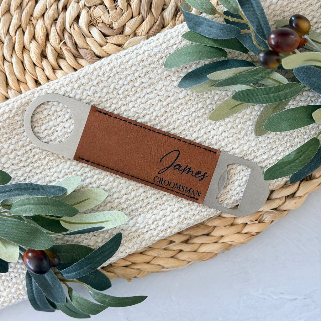 Personalized Groomsman Bottle Opener