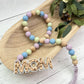 Mother's Day Themed Wooden Bead Garland