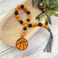 Basketball Themed Wooden Bead Garland