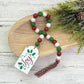 Classic Christmas Themed Wooden Bead Garland