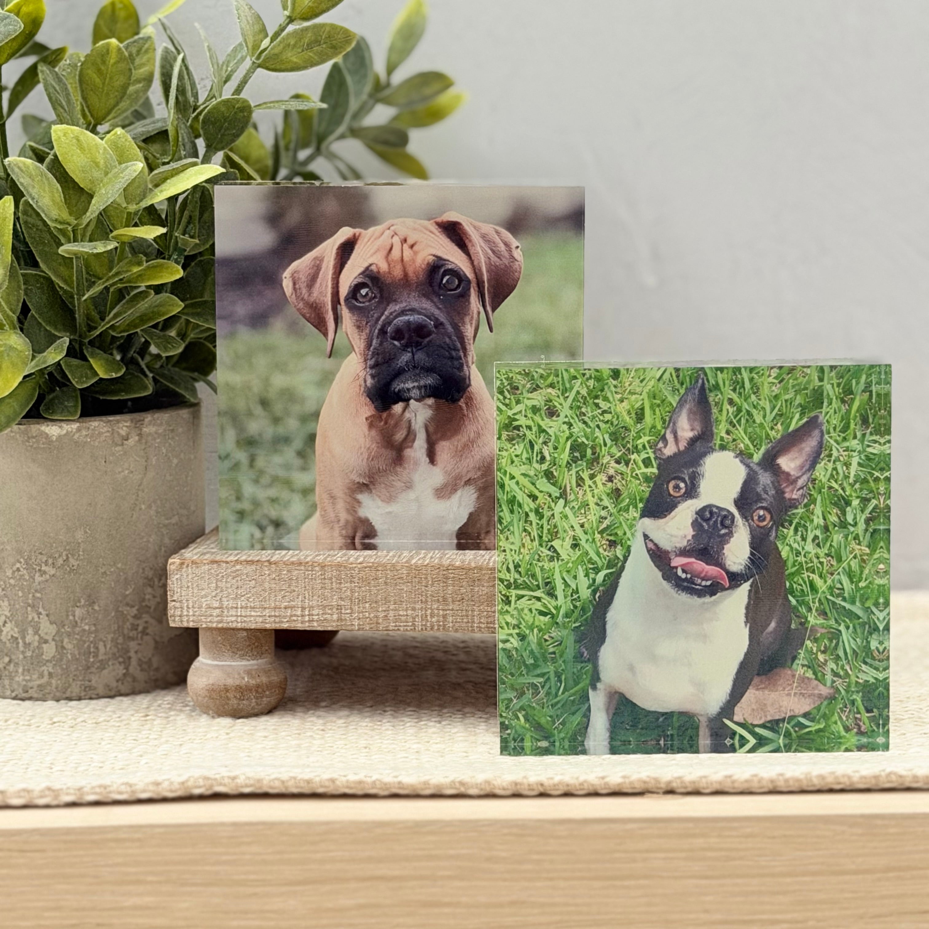 Personalized Square Photo Block