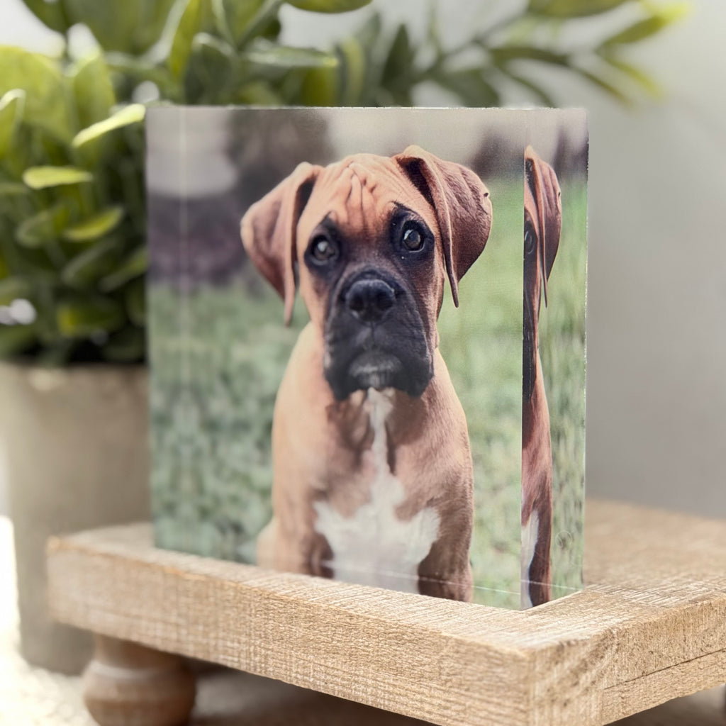 Personalized Square Photo Block