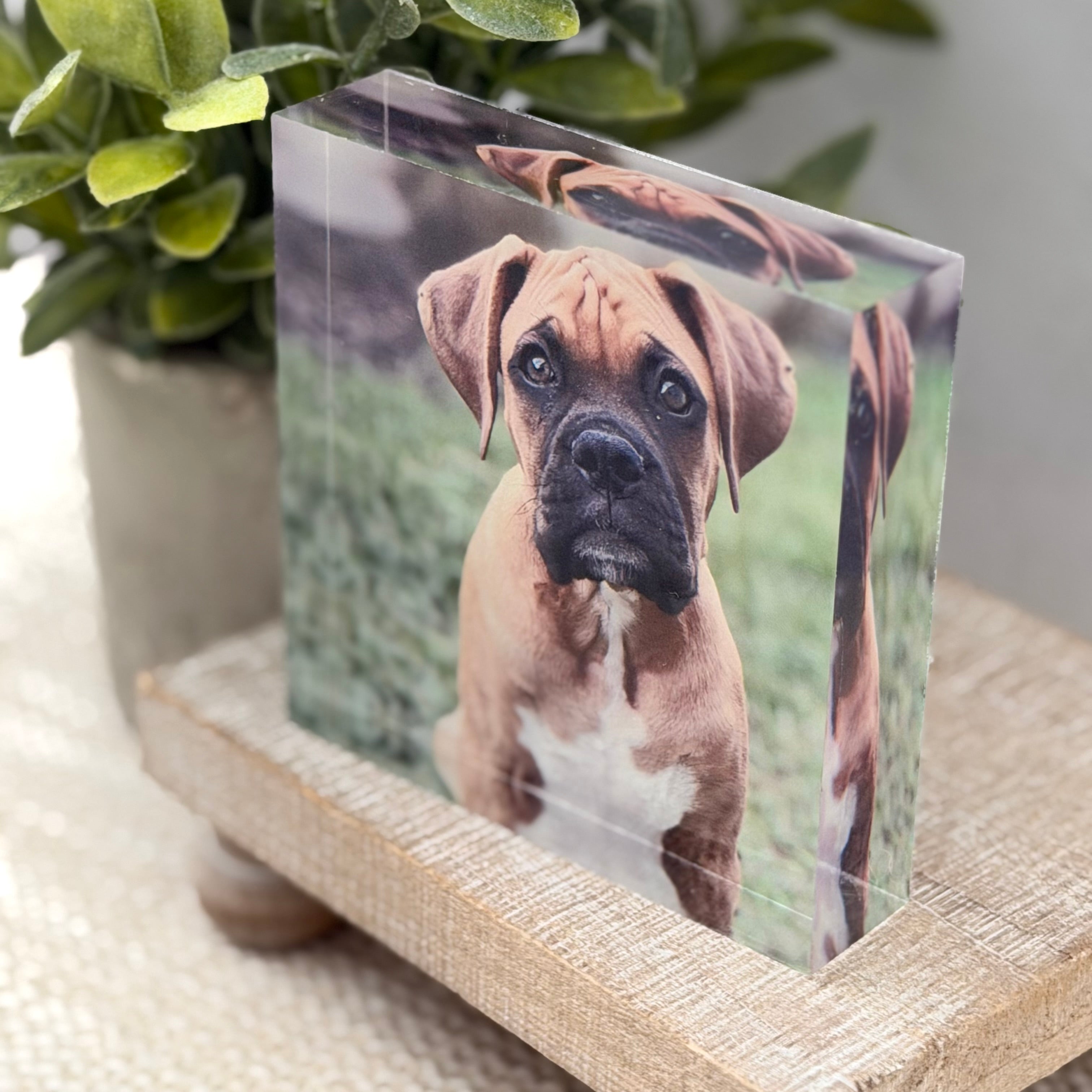 Personalized Square Photo Block