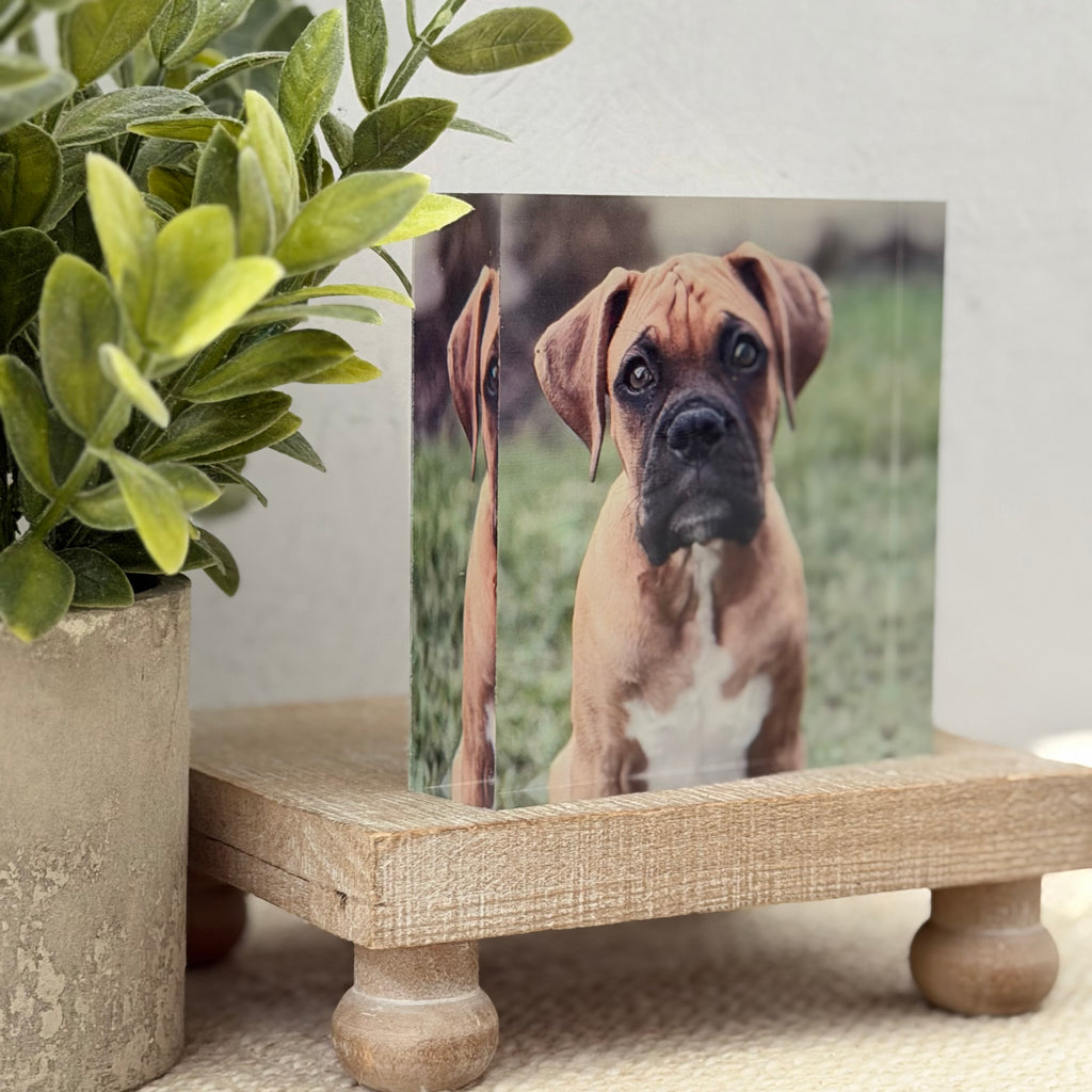 Personalized Square Photo Block