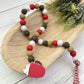 Hot Cocoa Themed Wooden Bead Garland