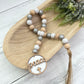 Nativity Themed Wooden Bead Garland