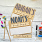 Personalized Dry Erase Reusable First Last Day Of School School Photo Prop Sign