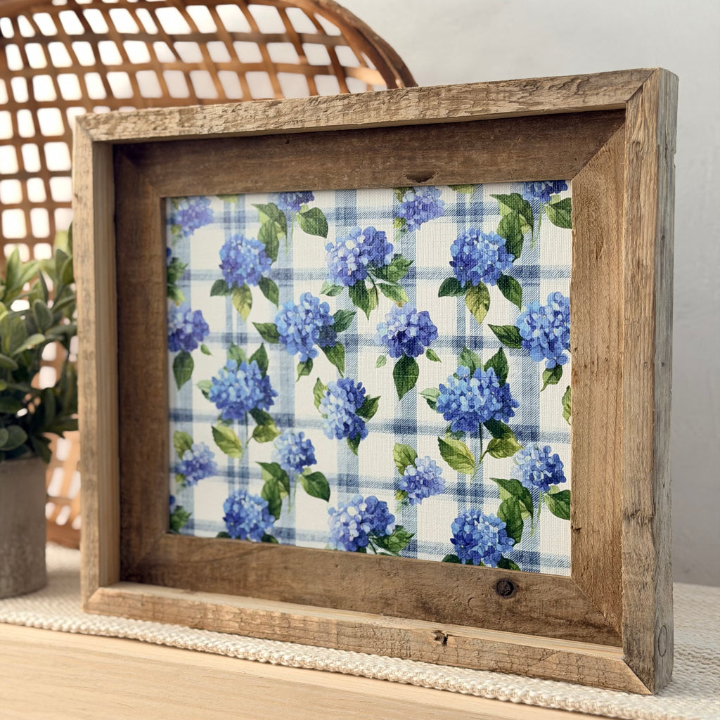 Blue Hydrangea Everchange Frame
