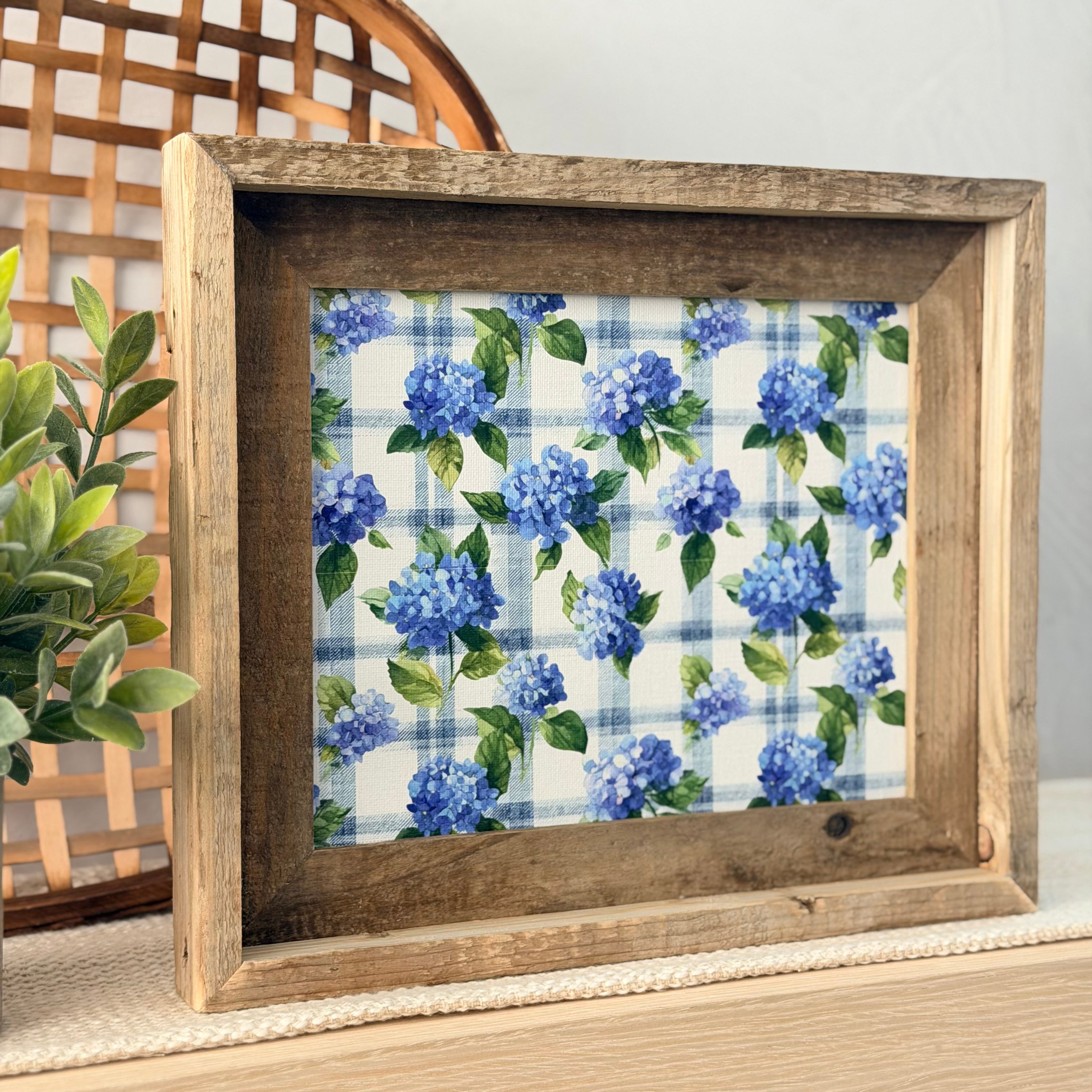 Blue Hydrangea Everchange Frame