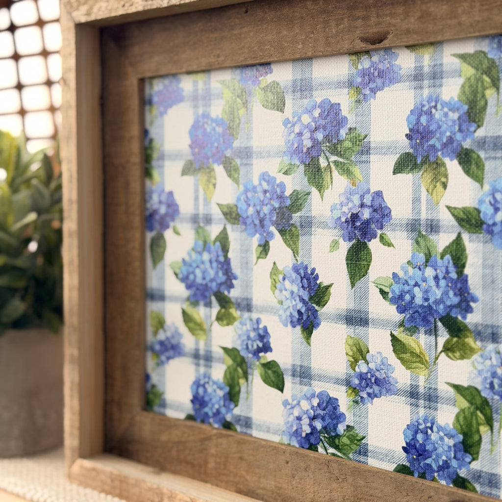 Blue Hydrangea Everchange Frame