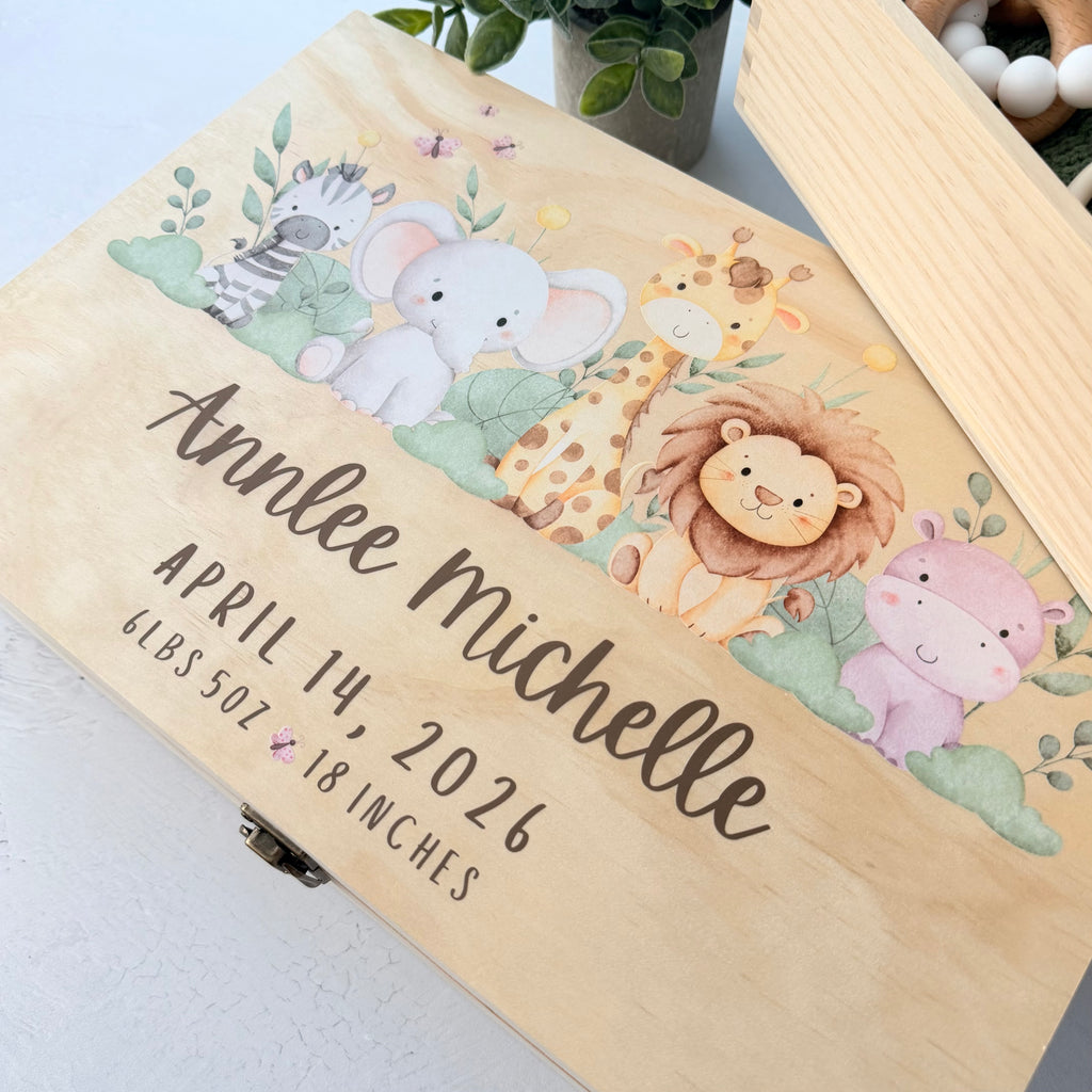 Personalized Baby Memory Keepsake Box