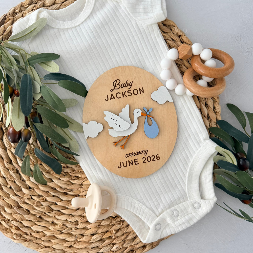 Personalized Pregnancy Announcement Sign