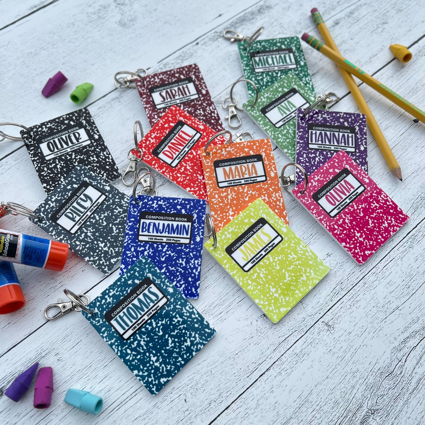 Personalized Back Pack Tag | Notebook