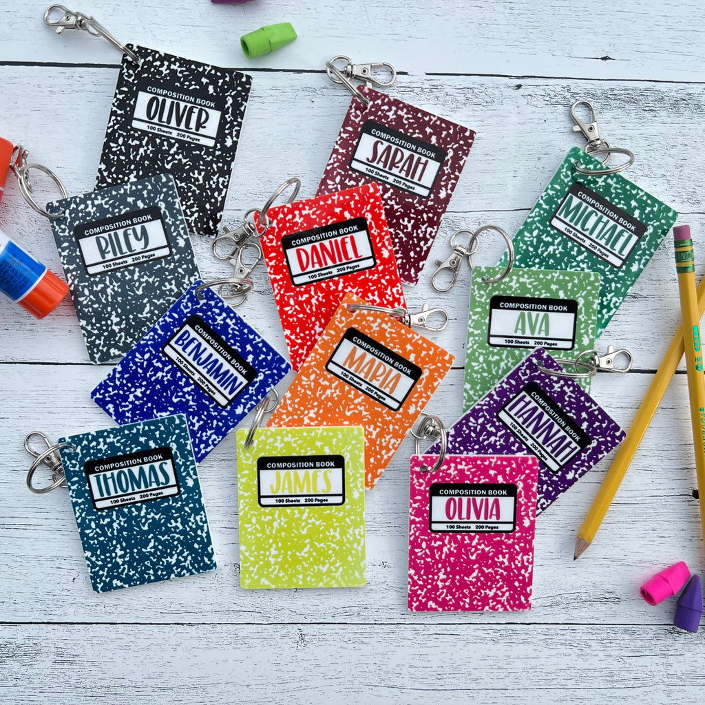 Personalized Back Pack Tag | Notebook