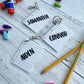 Personalized Back Pack Tag | Lined Paper