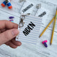Personalized Back Pack Tag | Lined Paper