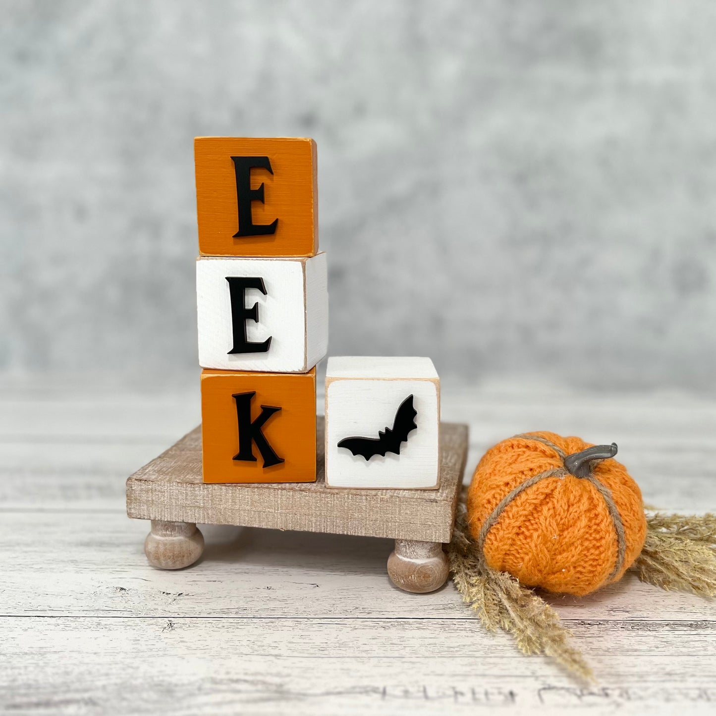 SET | Halloween Eek Wooden Blocks