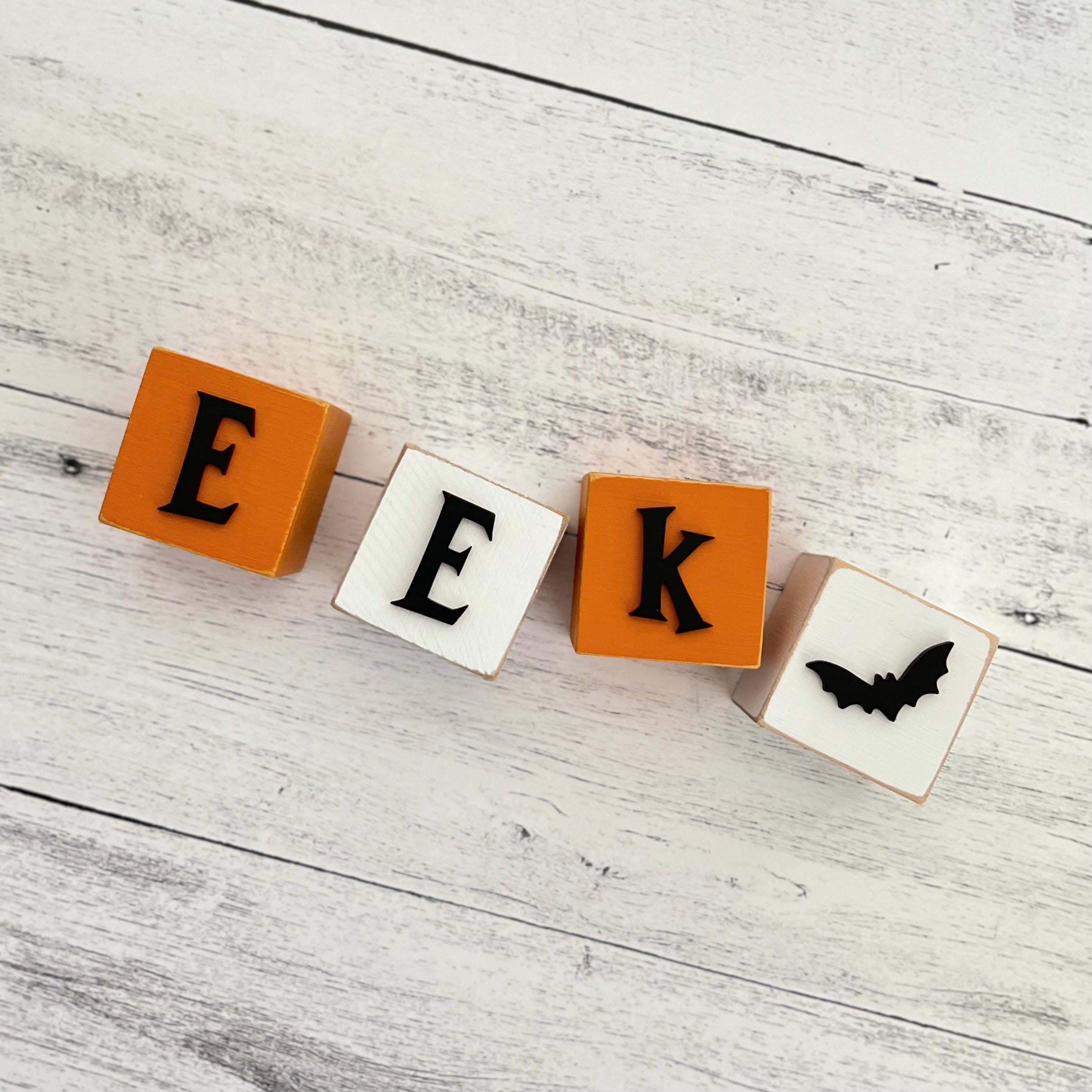 SET | Halloween Eek Wooden Blocks