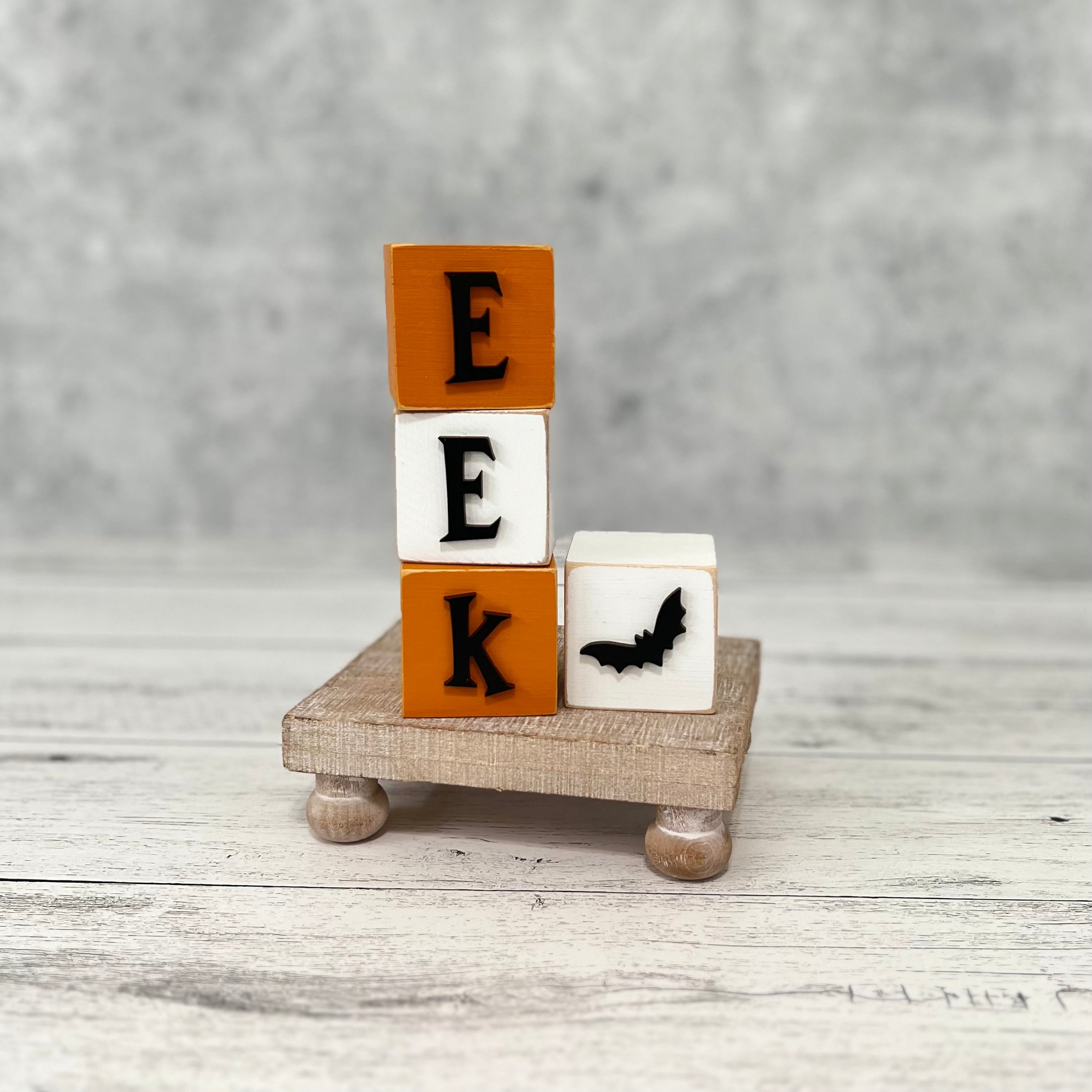 SET | Halloween Eek Wooden Blocks