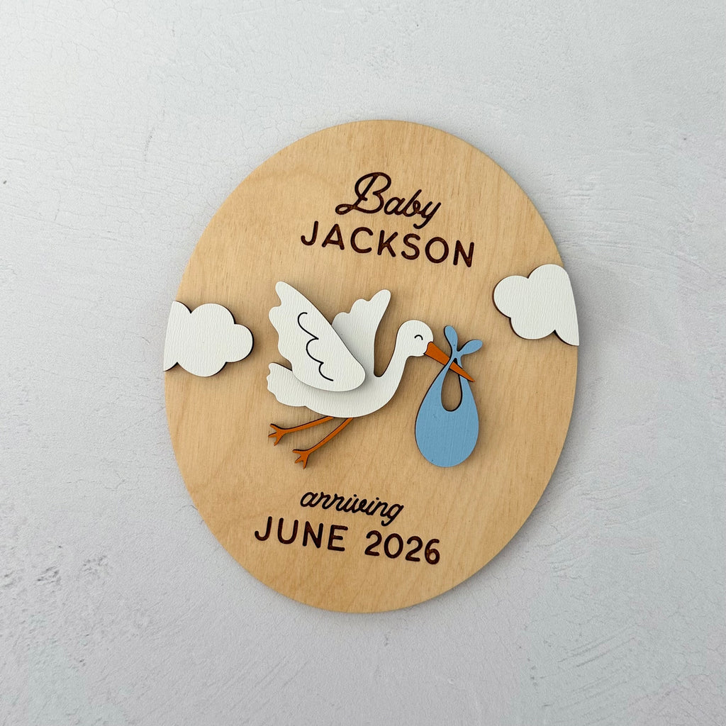 Personalized Pregnancy Announcement Sign