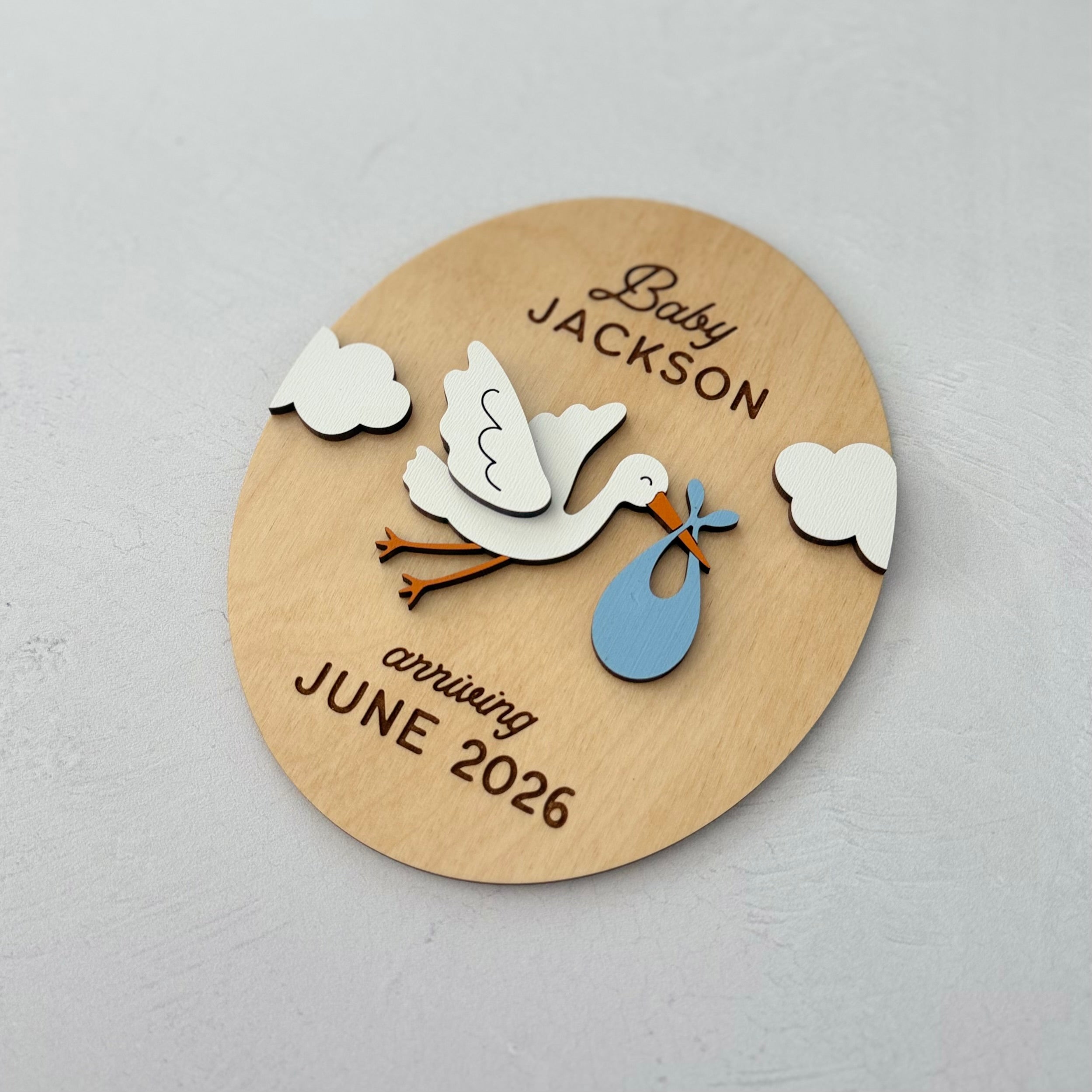 Personalized Pregnancy Announcement Sign