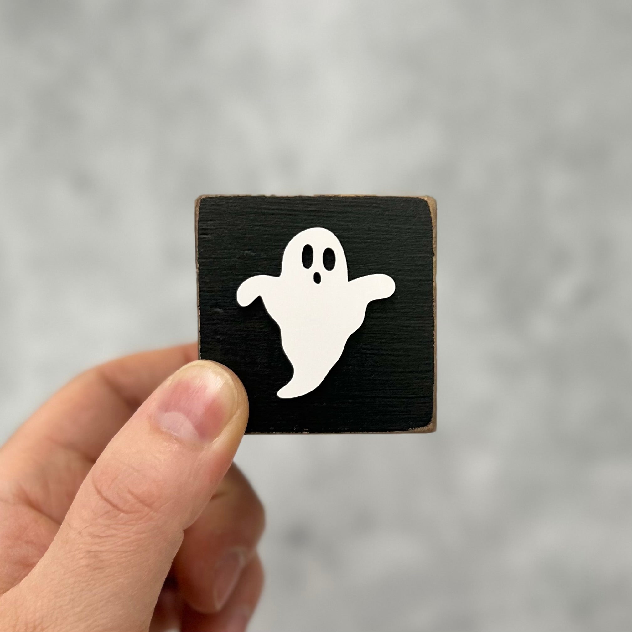 SET | Halloween Boo Wooden Blocks