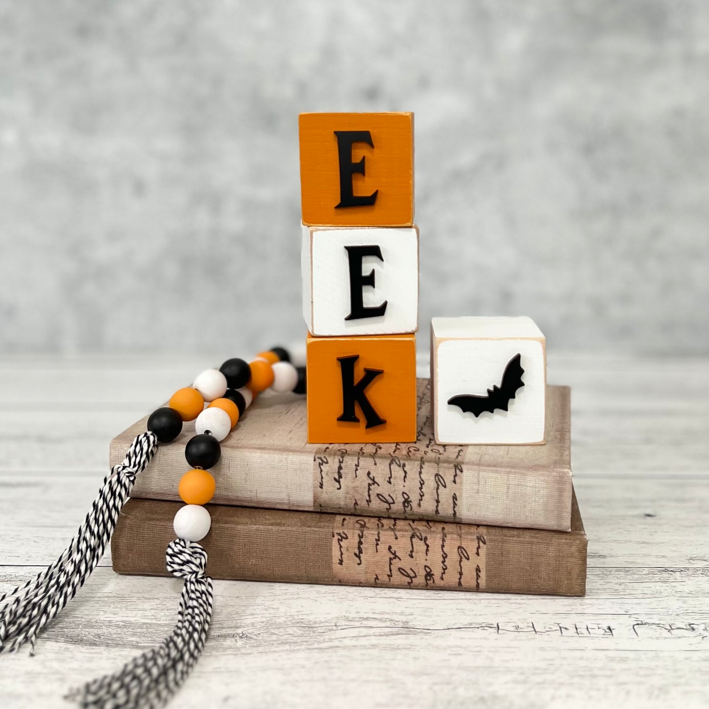 SET | Halloween Eek Wooden Blocks