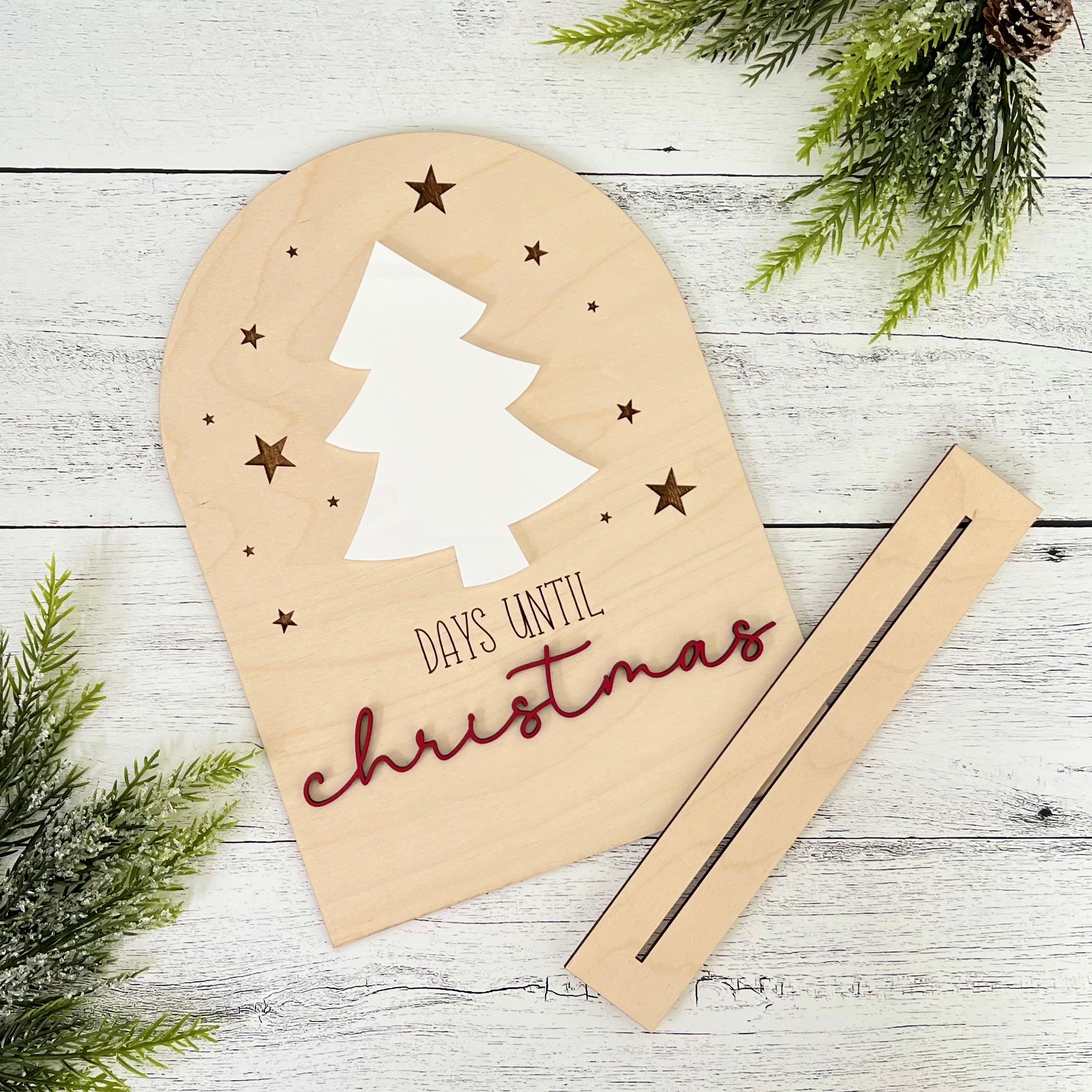 Christmas Countdown Dry Erase Sign