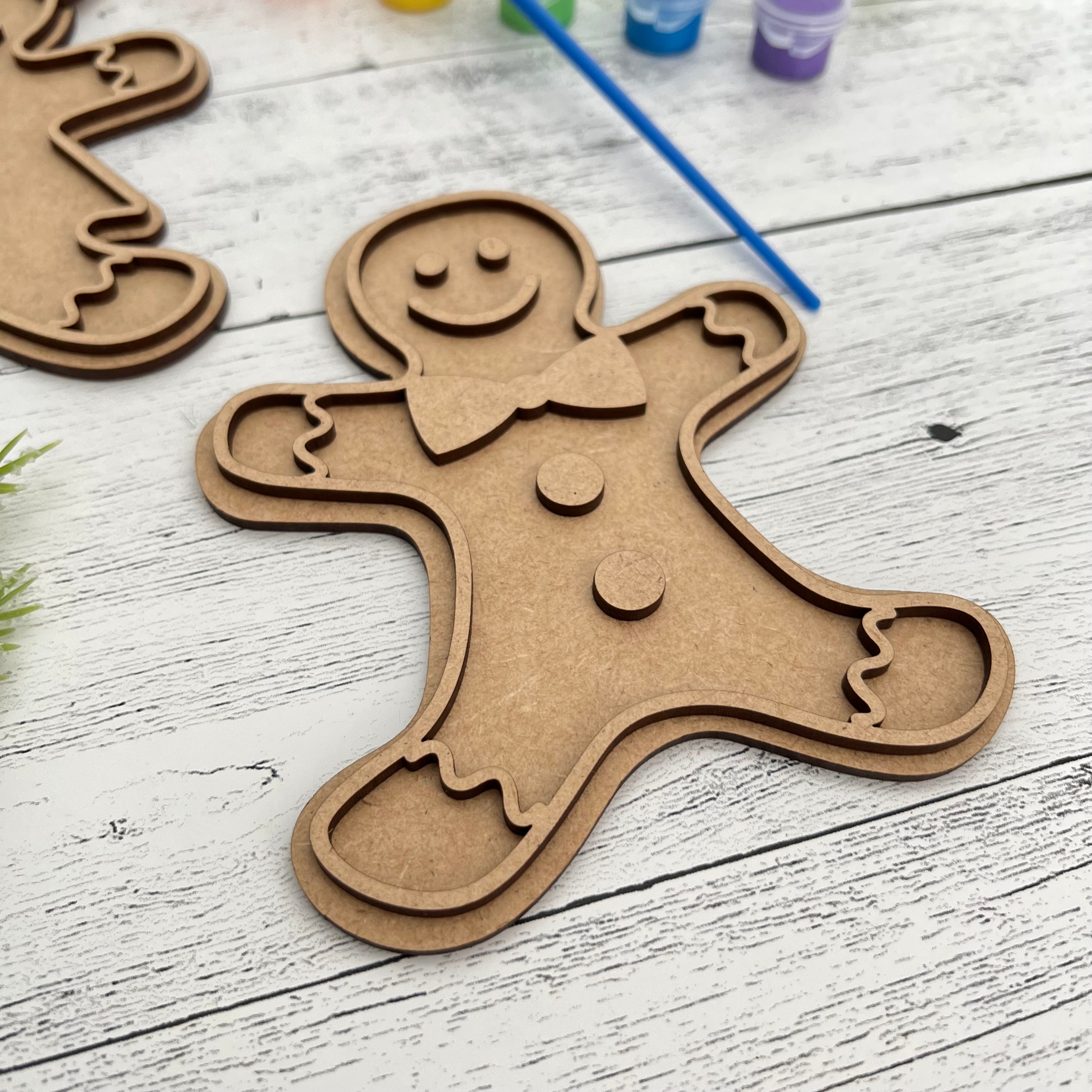 DIY Gingerbread Man Christmas Craft Paint Kit