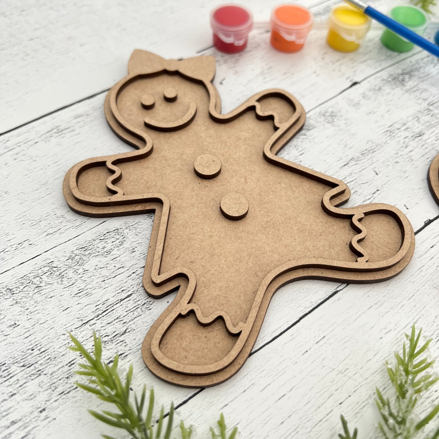 DIY Gingerbread Man Christmas Craft Paint Kit