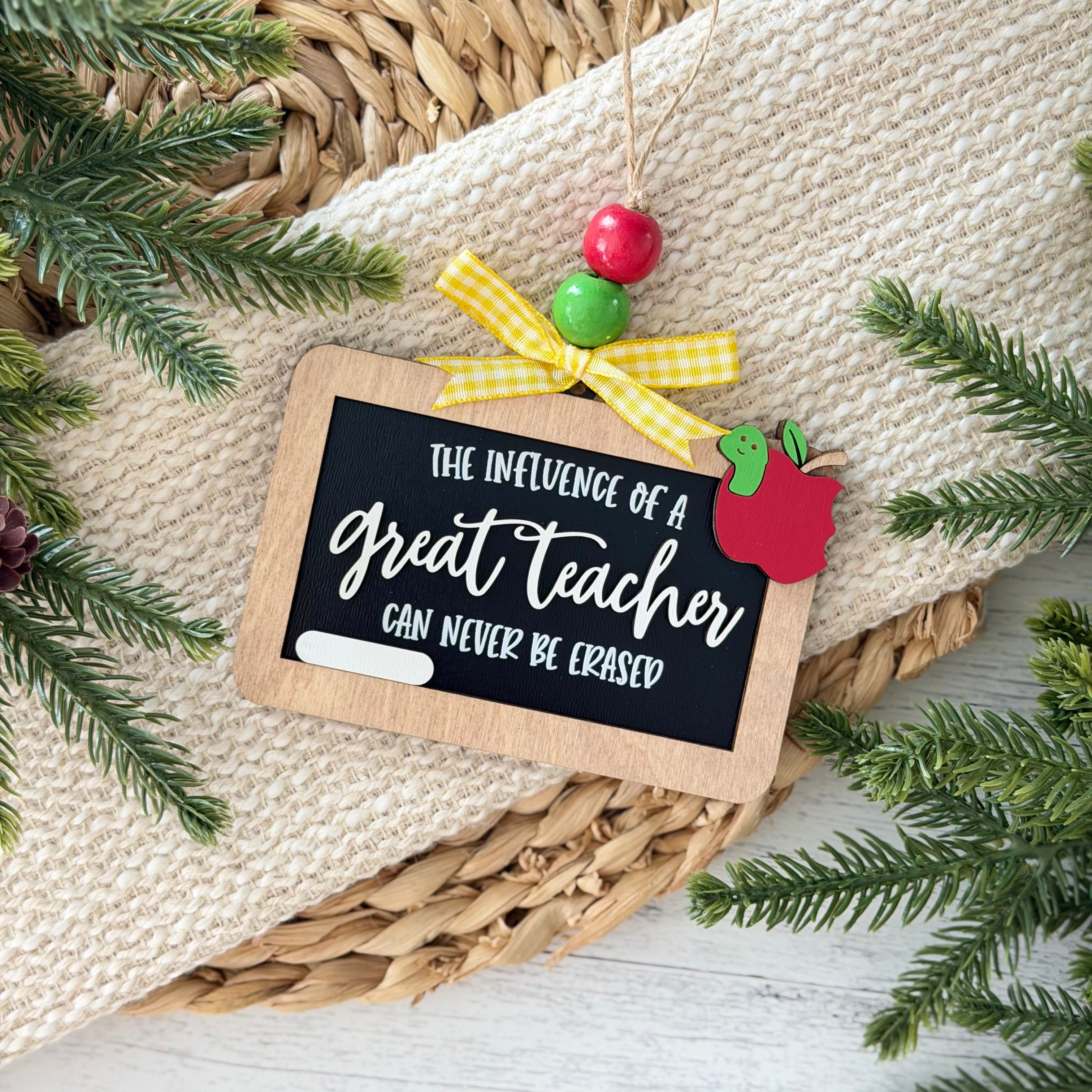 Teacher Appreciation Christmas Ornament