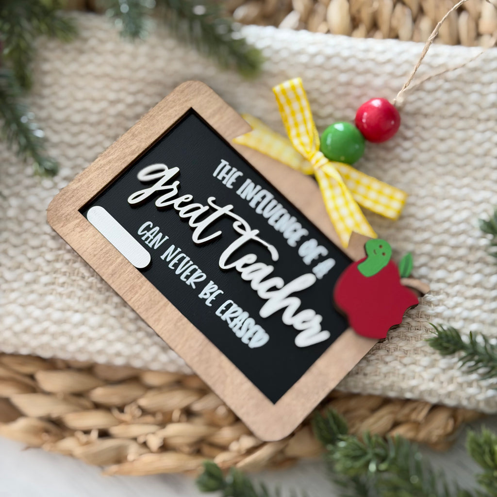 Teacher Appreciation Christmas Ornament